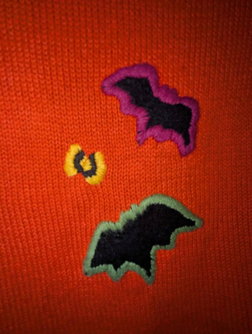 VTG Tiara International Halloween Sweater Vest L Ghost Pumpkin 2000